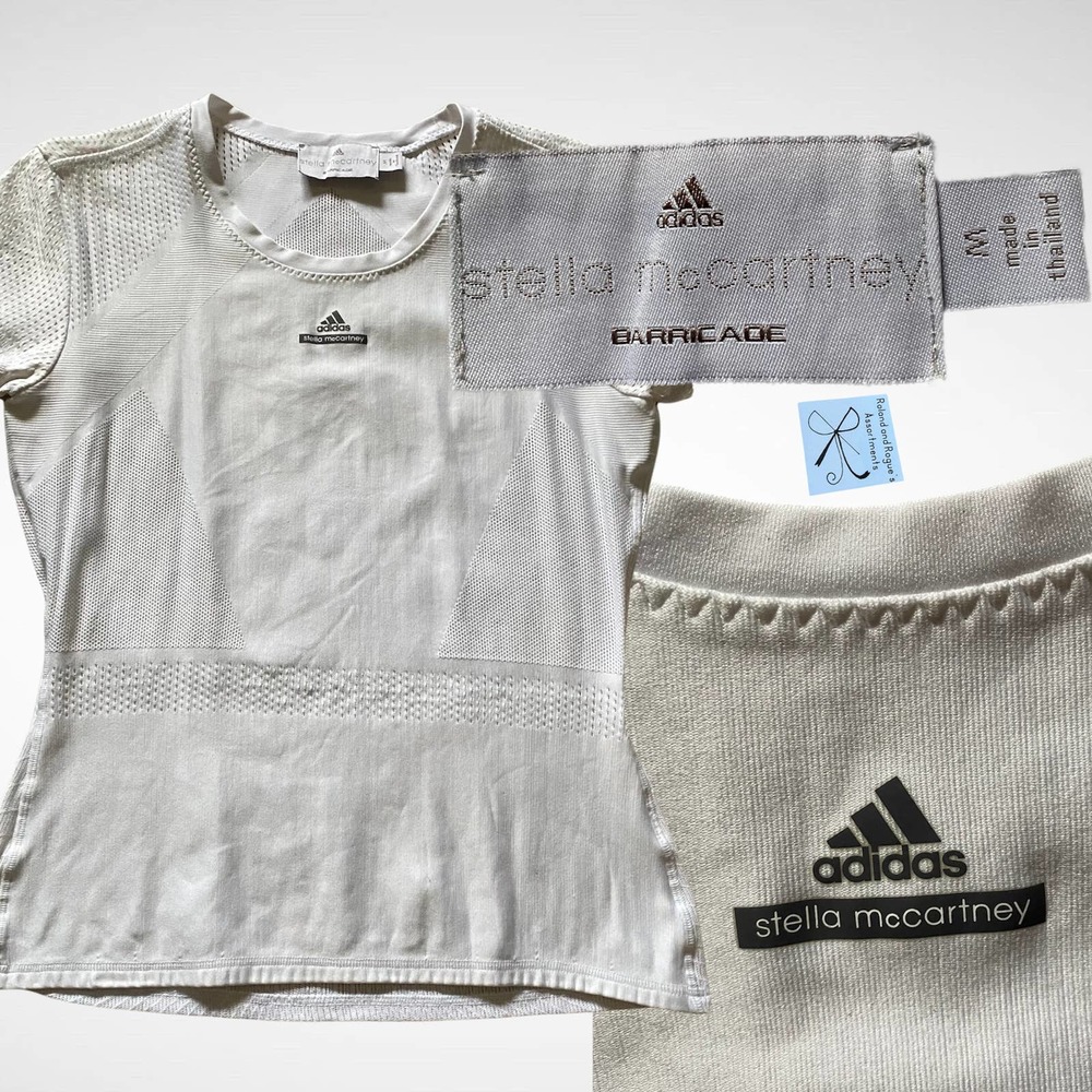 Adidas x Stella McCartney Barricade Tennis Activewear Top Sz M